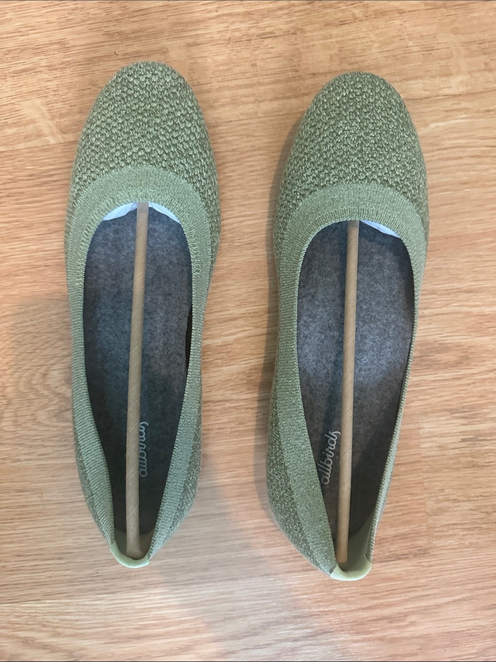allbirds Women's forage Green Knit treebreezer Slip-On Flats